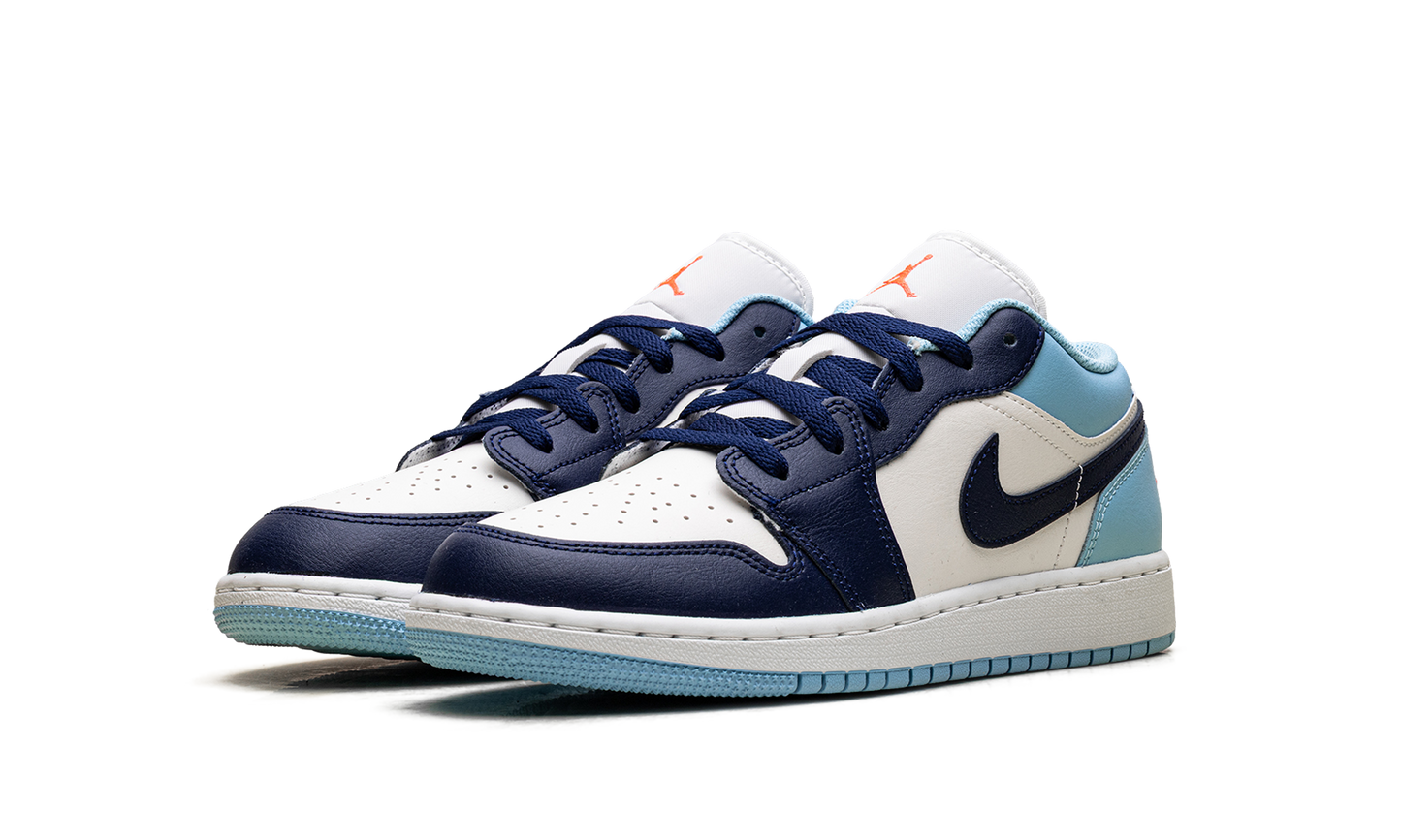 Air Jordan 1 Low GS "Sail Blue Chill" 553560 149