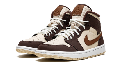 AIR JORDAN 1 MID SE WMNS "Brown Basalt Fleece" DO6699 200