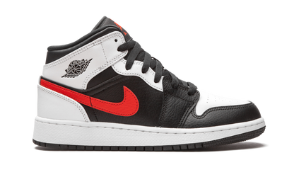 Air Jordan 1 Mid GS "Chile Red" 554725 075