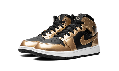 Air Jordan 1 Mid SE GS "Metallic Gold Black" DR6967 071