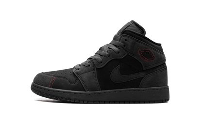 Air Jordan 1 Mid GS "BLACK SUEDE" FQ7742 001