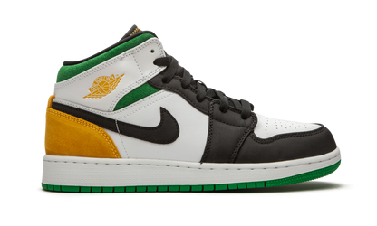 Air Jordan 1 Mid SE GS "Laser Orange / Lucky Green" BQ6931 101