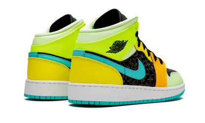 Air Jordan 1 Mid SE GS "Four Leaf Clover" BQ6931 037