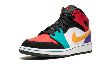 Air Jordan 1 Mid GS "Multicolor" 554725 125