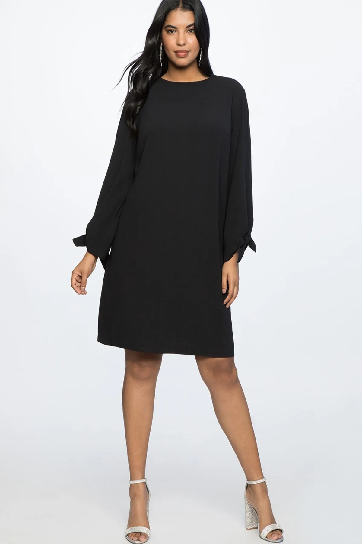 12846 Black Shift Dress