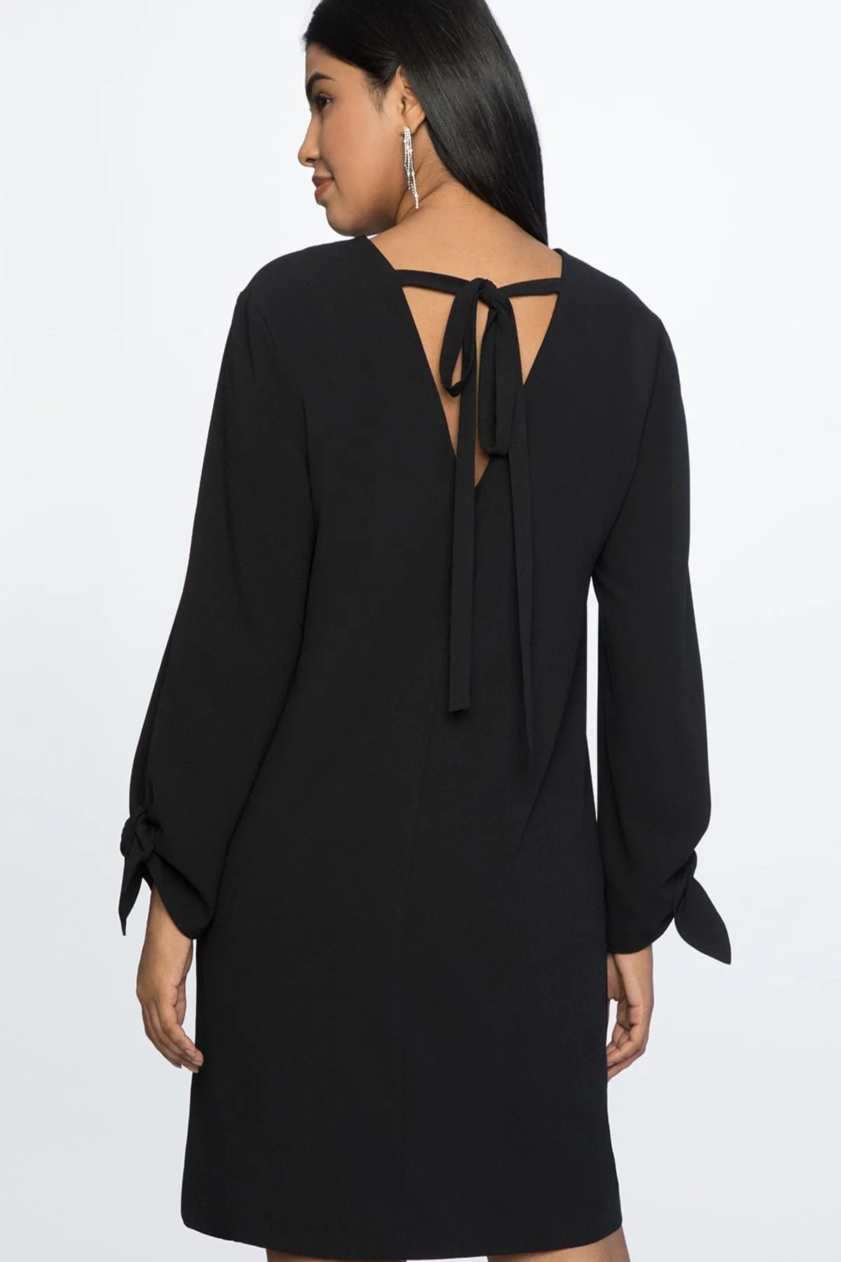 12846 Black Shift Dress