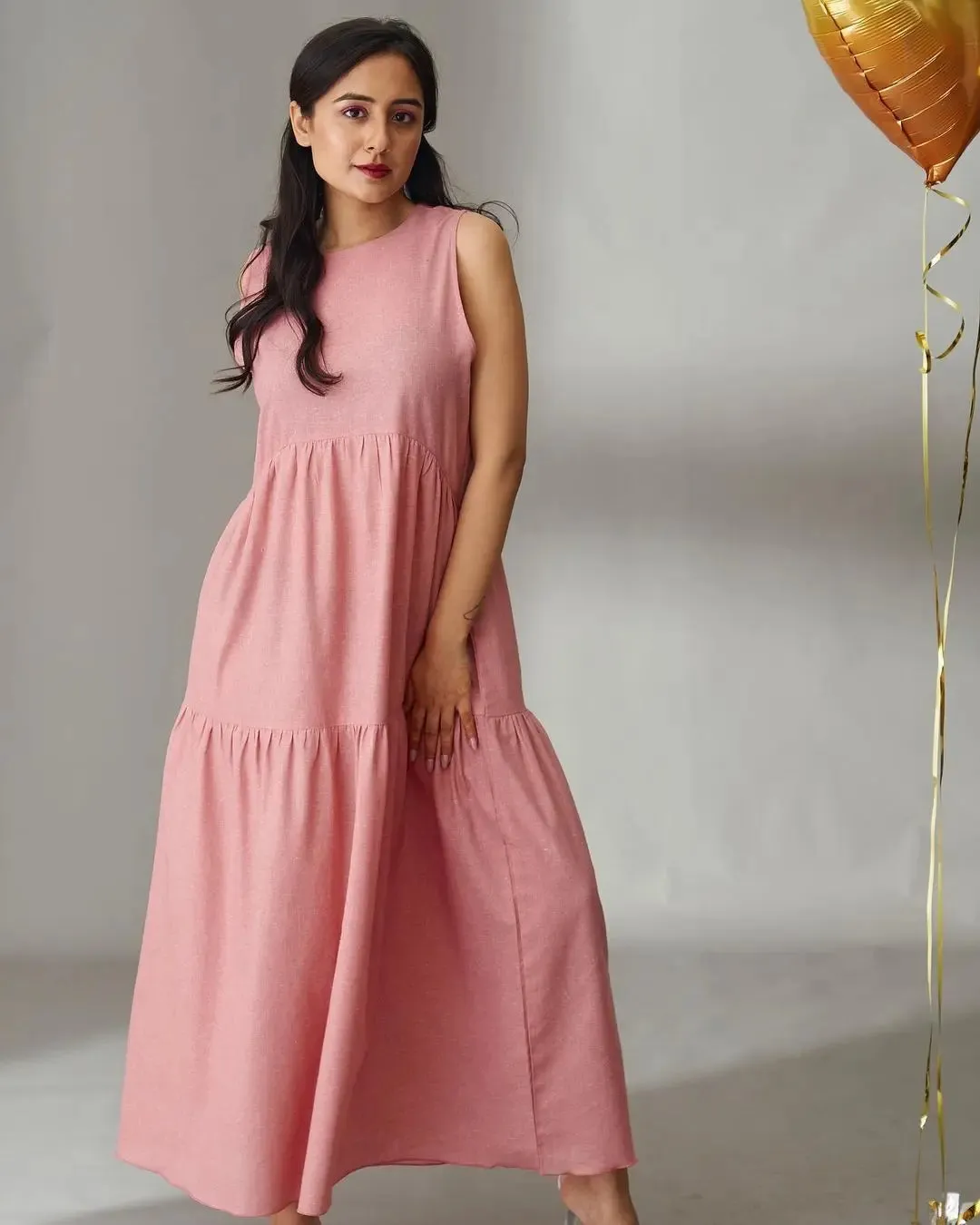 2 Layered Maxi Dress