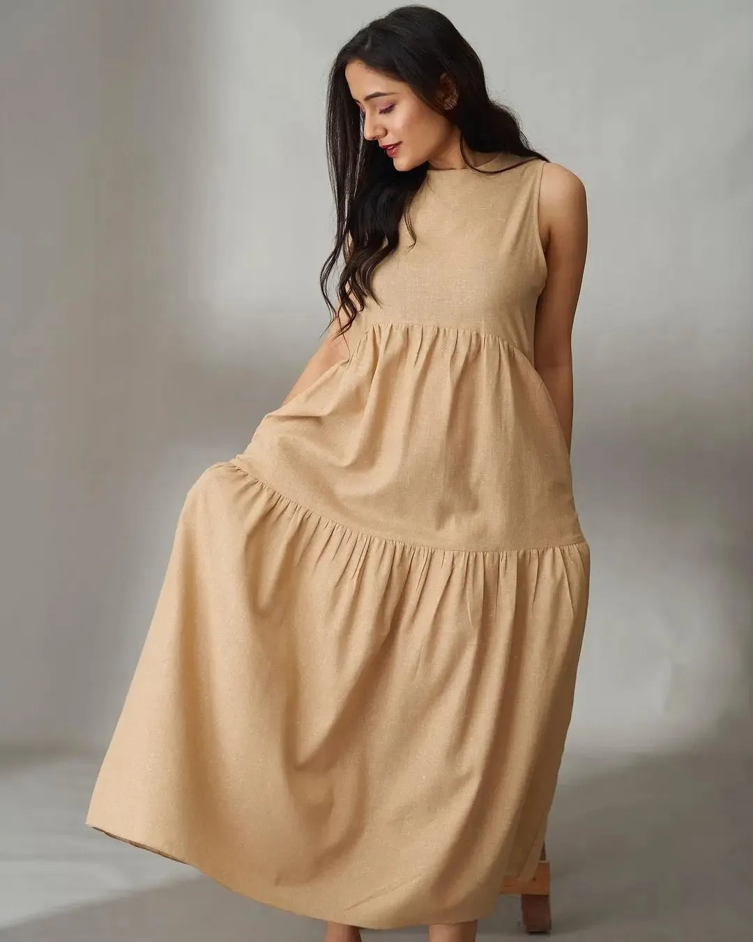 2 Layered Maxi Dress