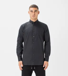 7 Foot LS Oxford Shirt Black