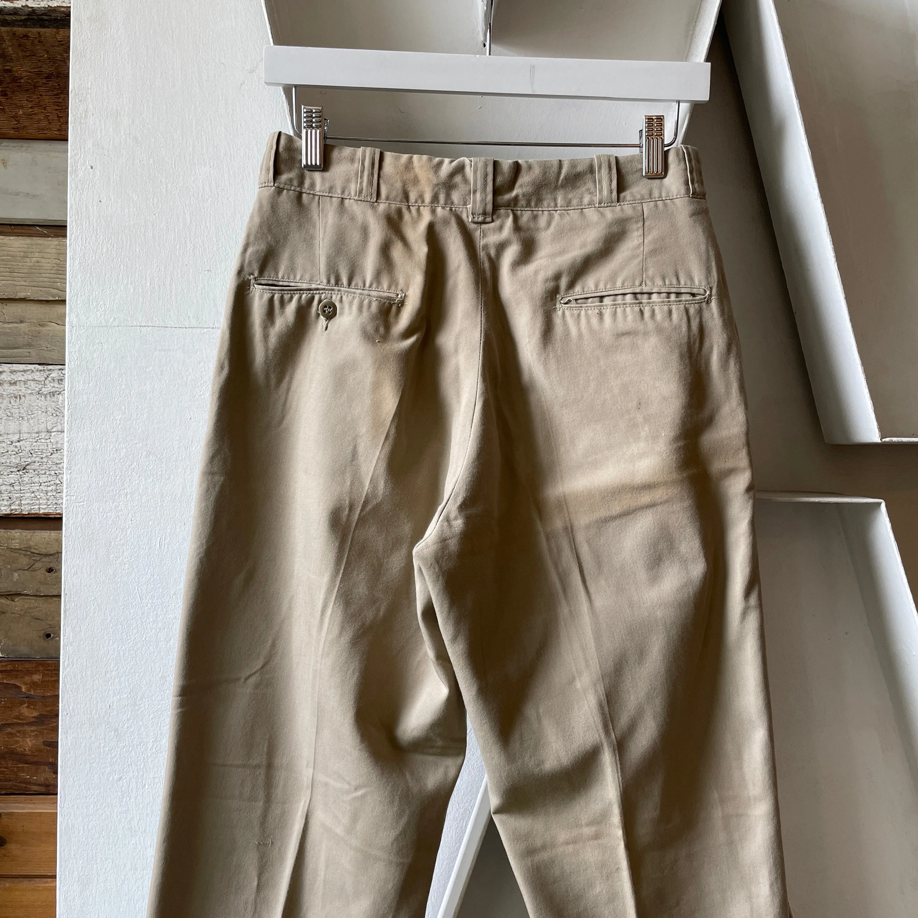 70’s Military Officer Chinos - 28” x 27”