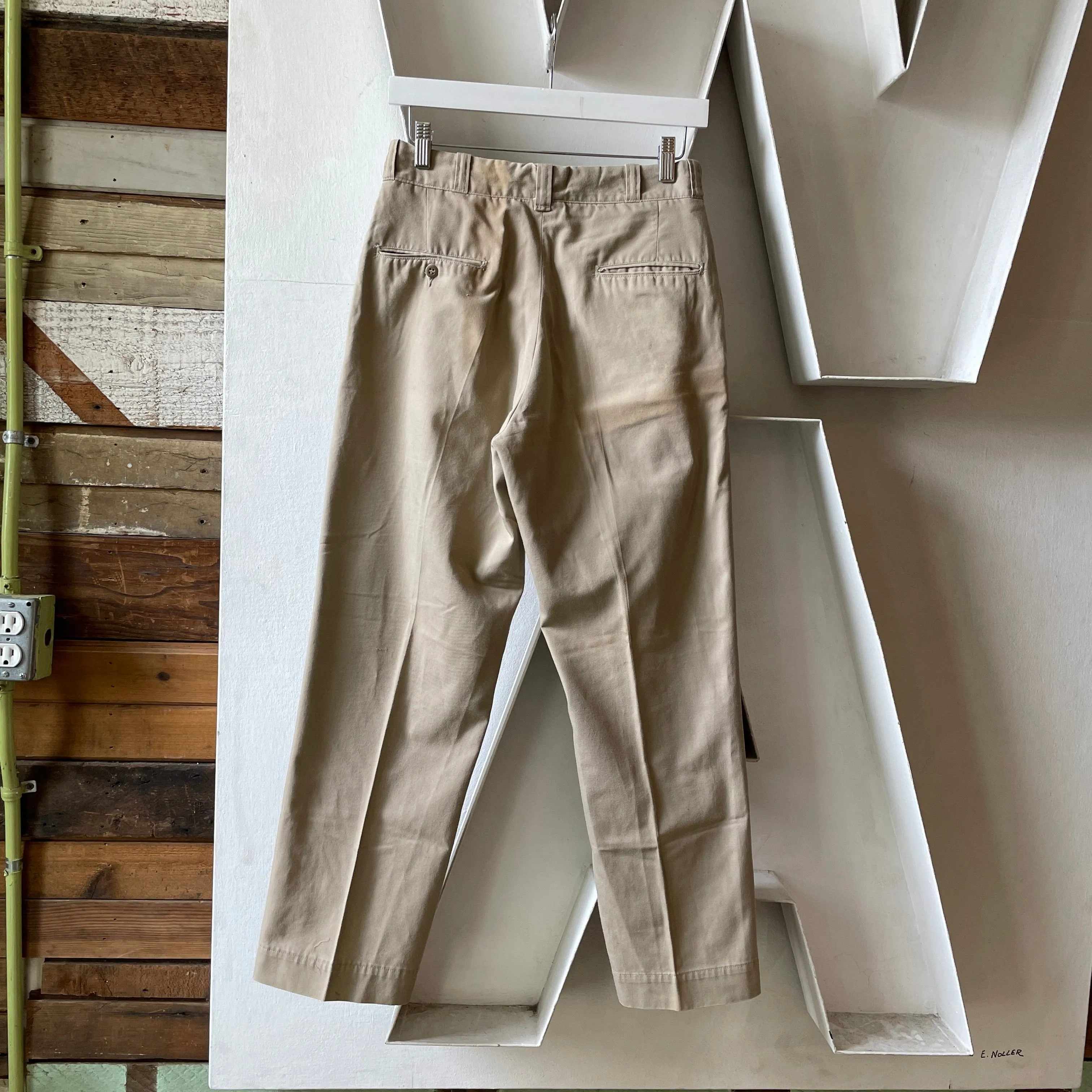 70’s Military Officer Chinos - 28” x 27”