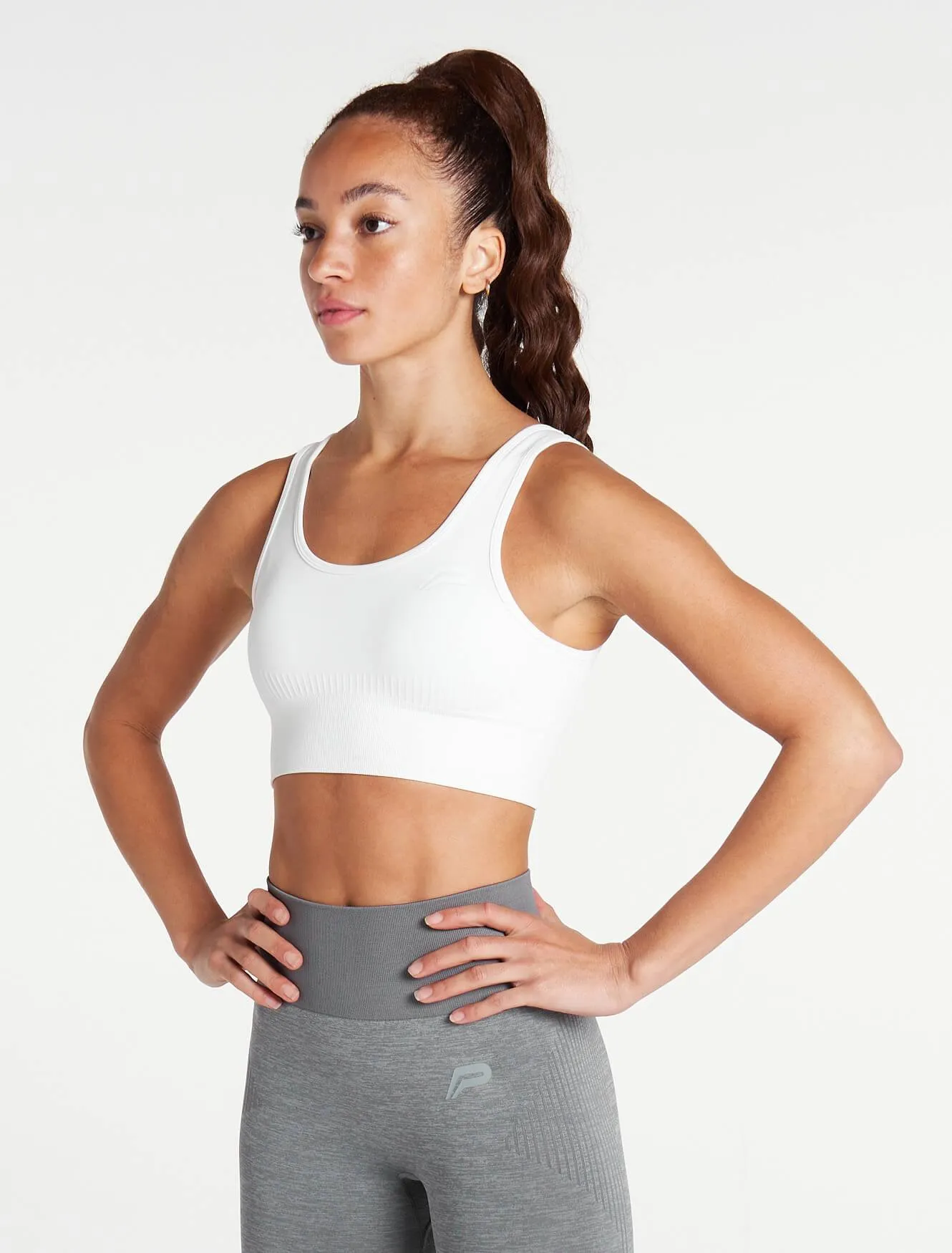 ADAPT Seamless Sports Bra - White