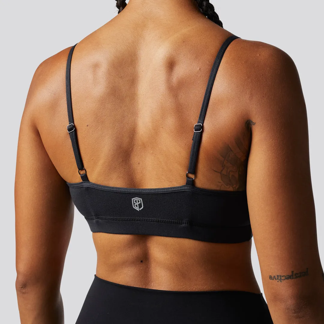 Athleisure Sports Bra (Black)