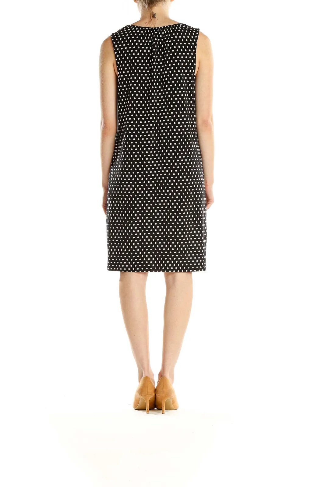 Black Polka Dot Shift Dress