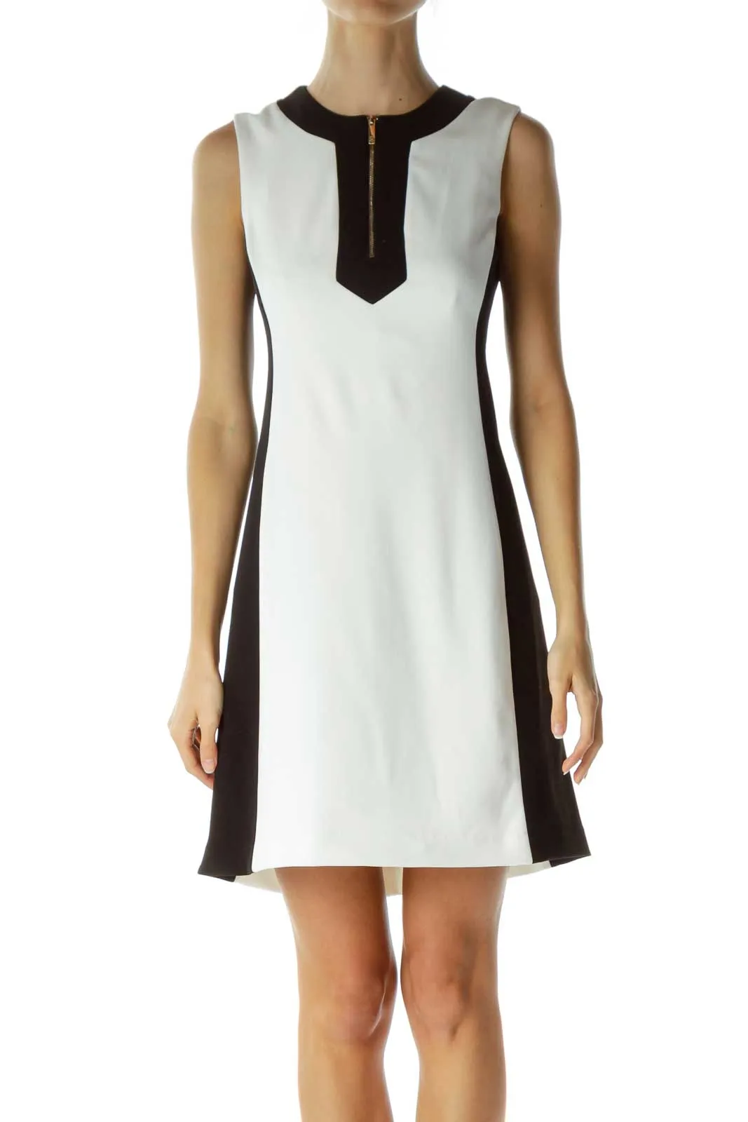 Black White Shift Dress