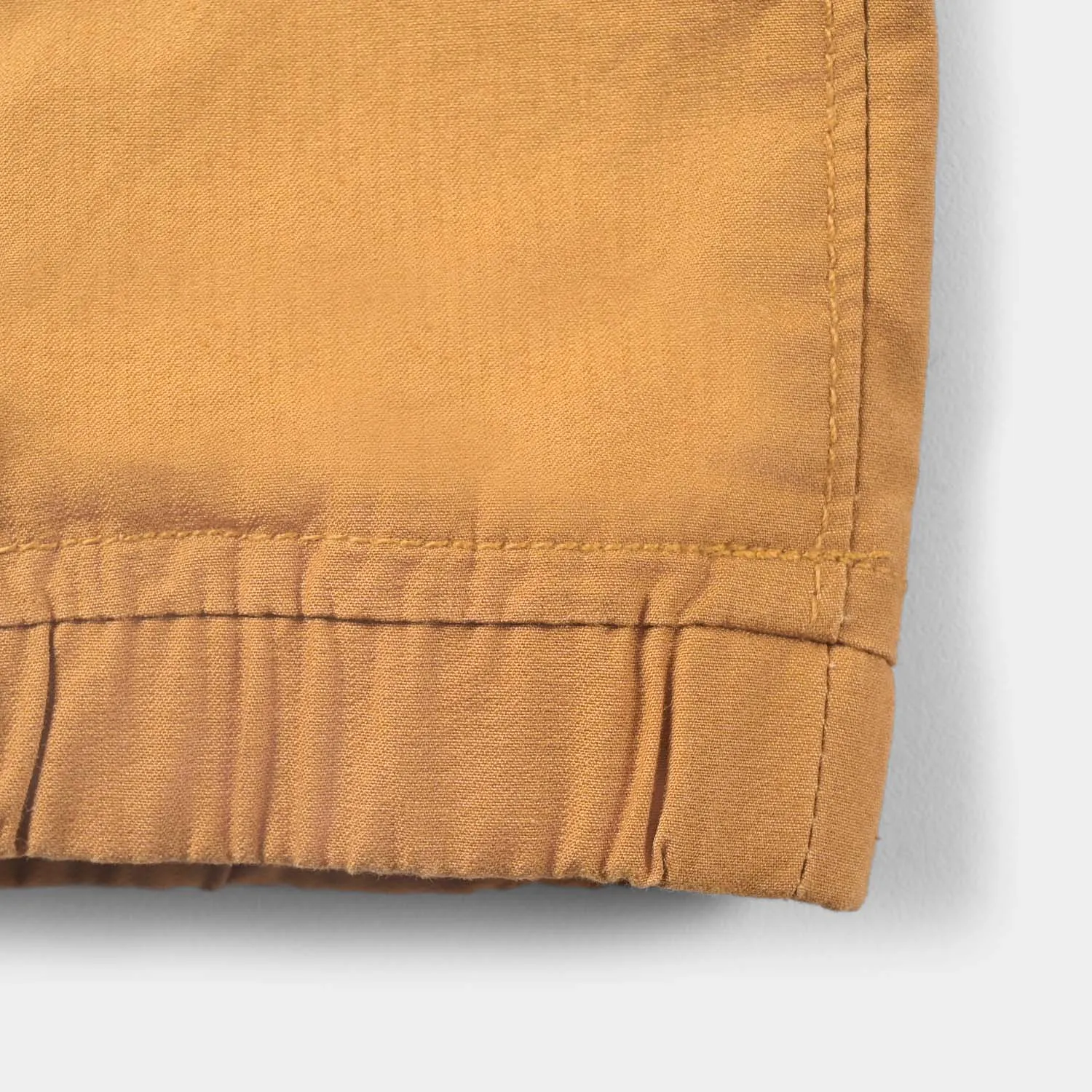 Boys Cotton Twill Pant Stay Original-Mustard