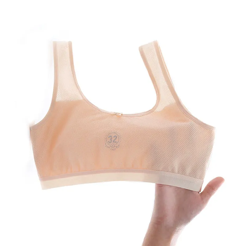 Casual Sweet Adolescent Girls' Cotton Training Bra