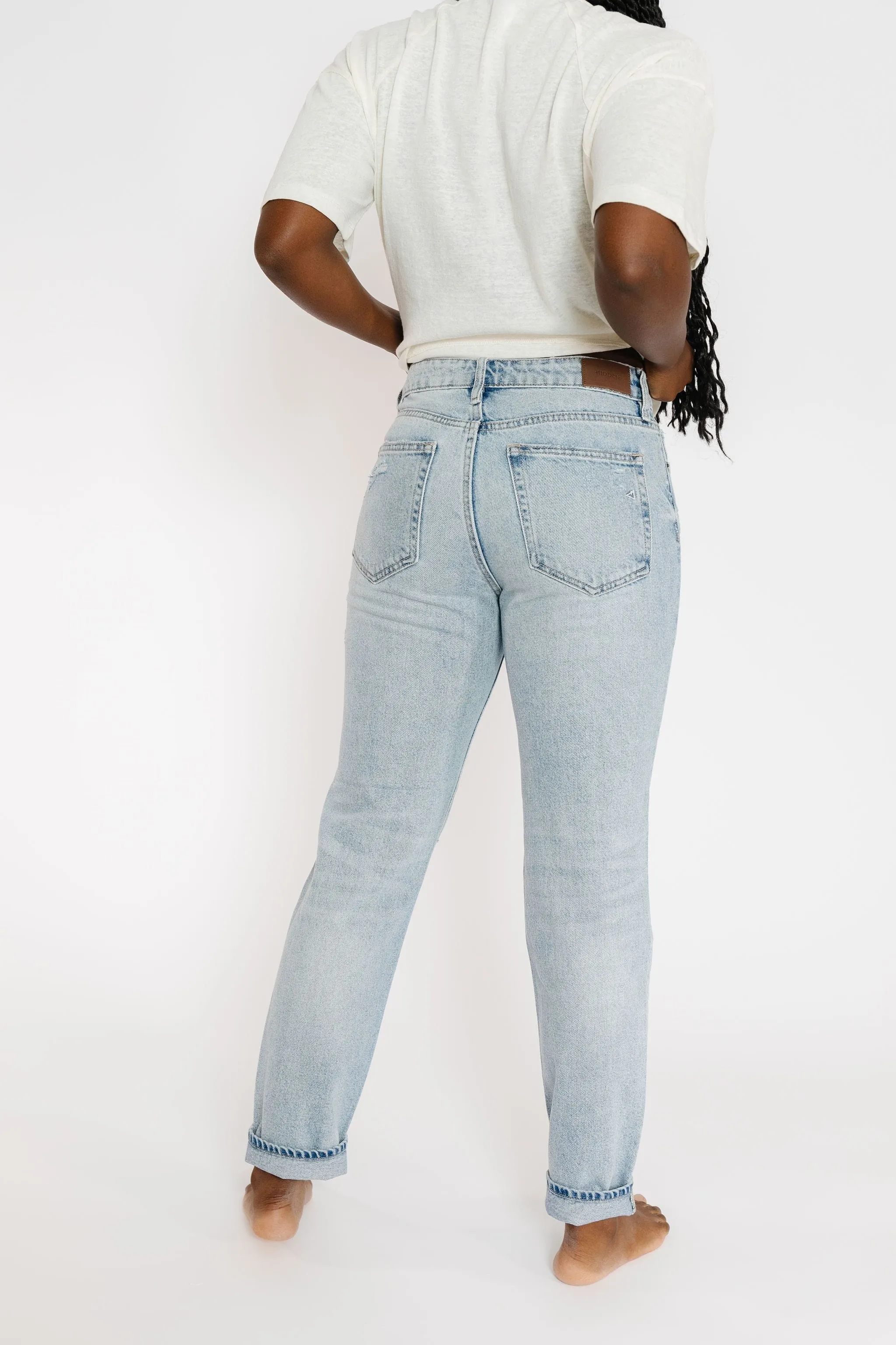 Dannie Denim in Distressed Lt. Blue