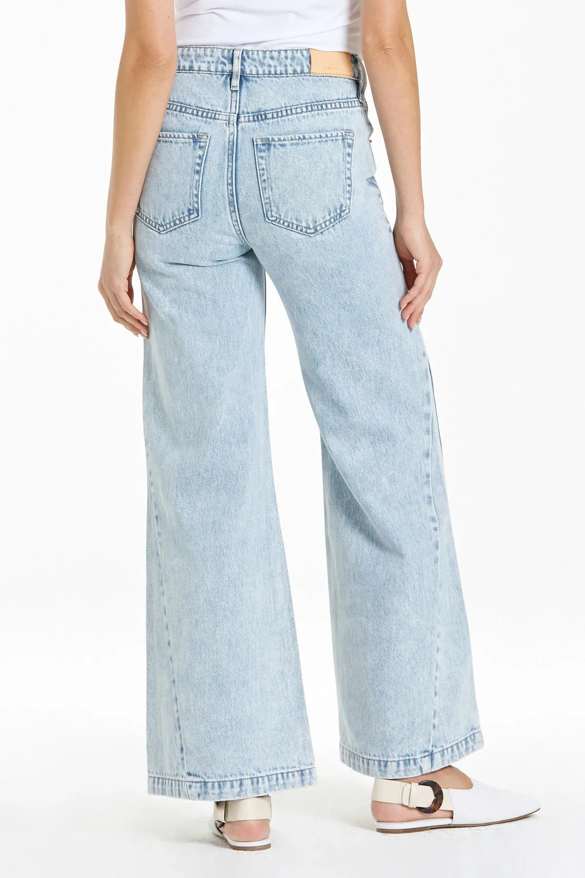 Dear John Addison Shoal Bay High Rise Wide Leg Jean