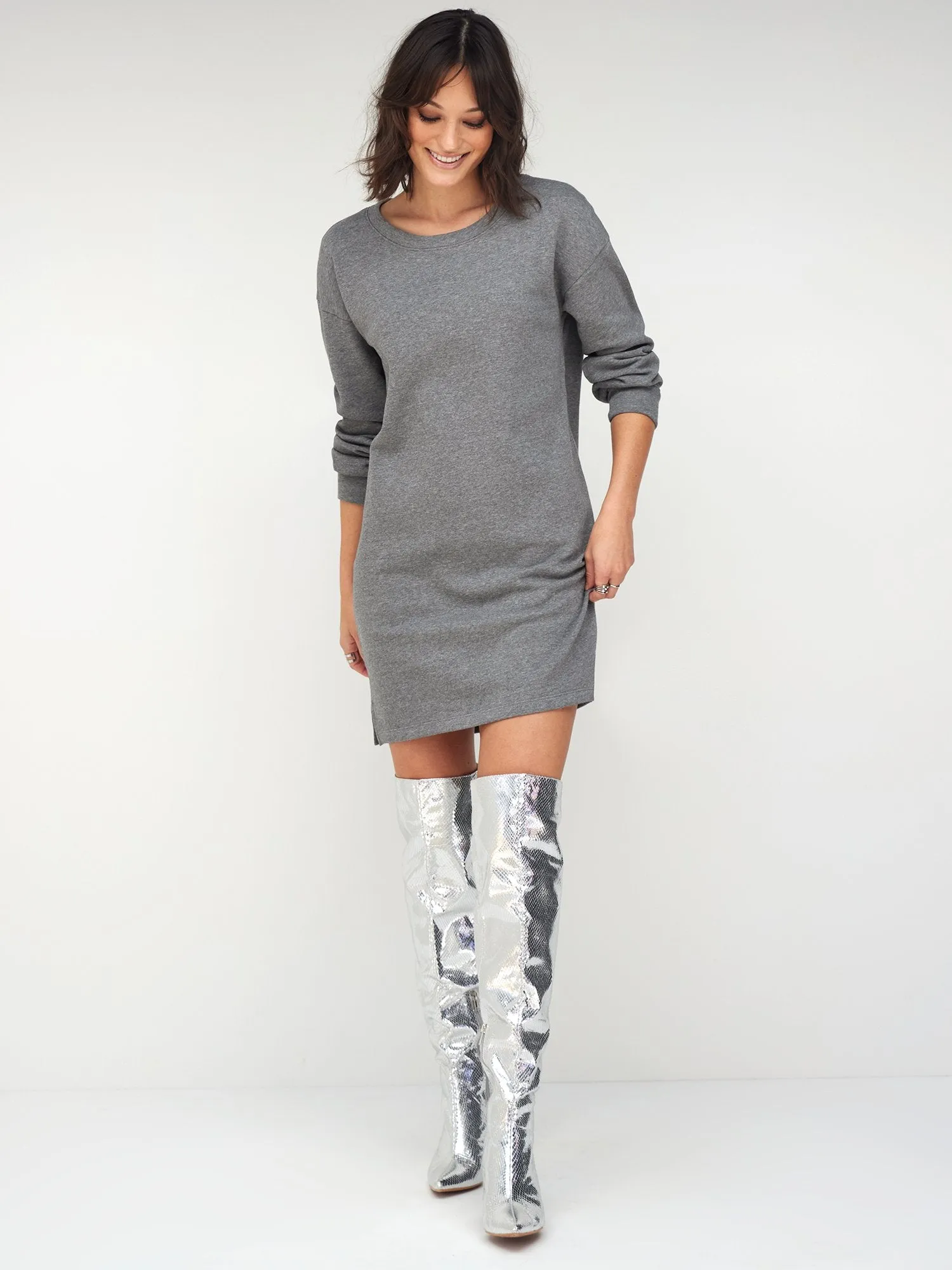 Fleece Shift Dress