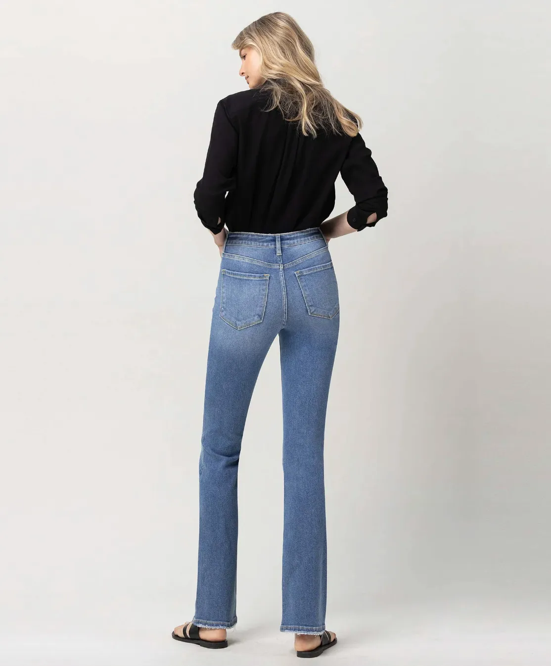 FM High Rise Bootcut-Allium