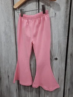 Honeydew Pink Bell Pants