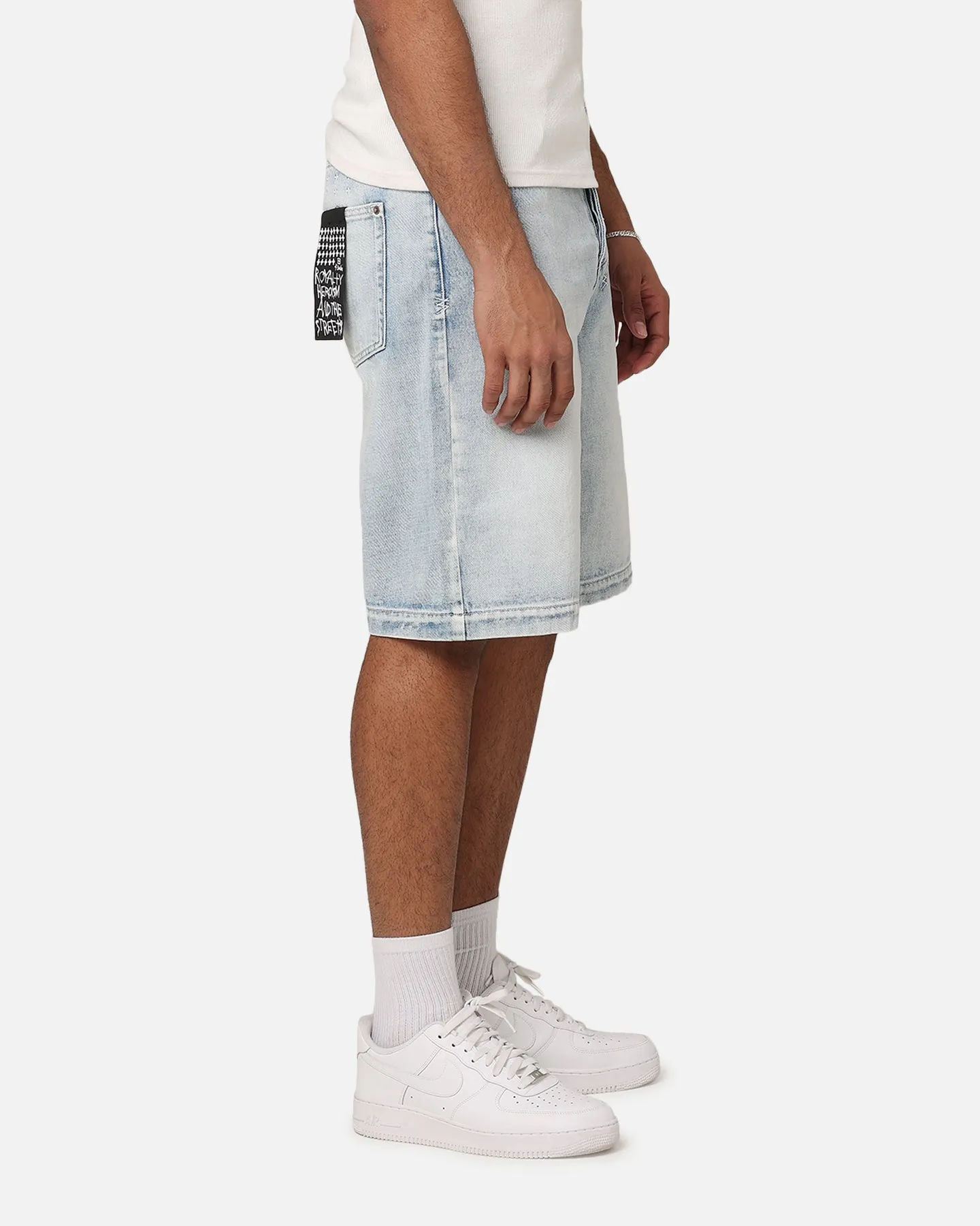 Ksubi Maxx Denim Shorts Blue Ice