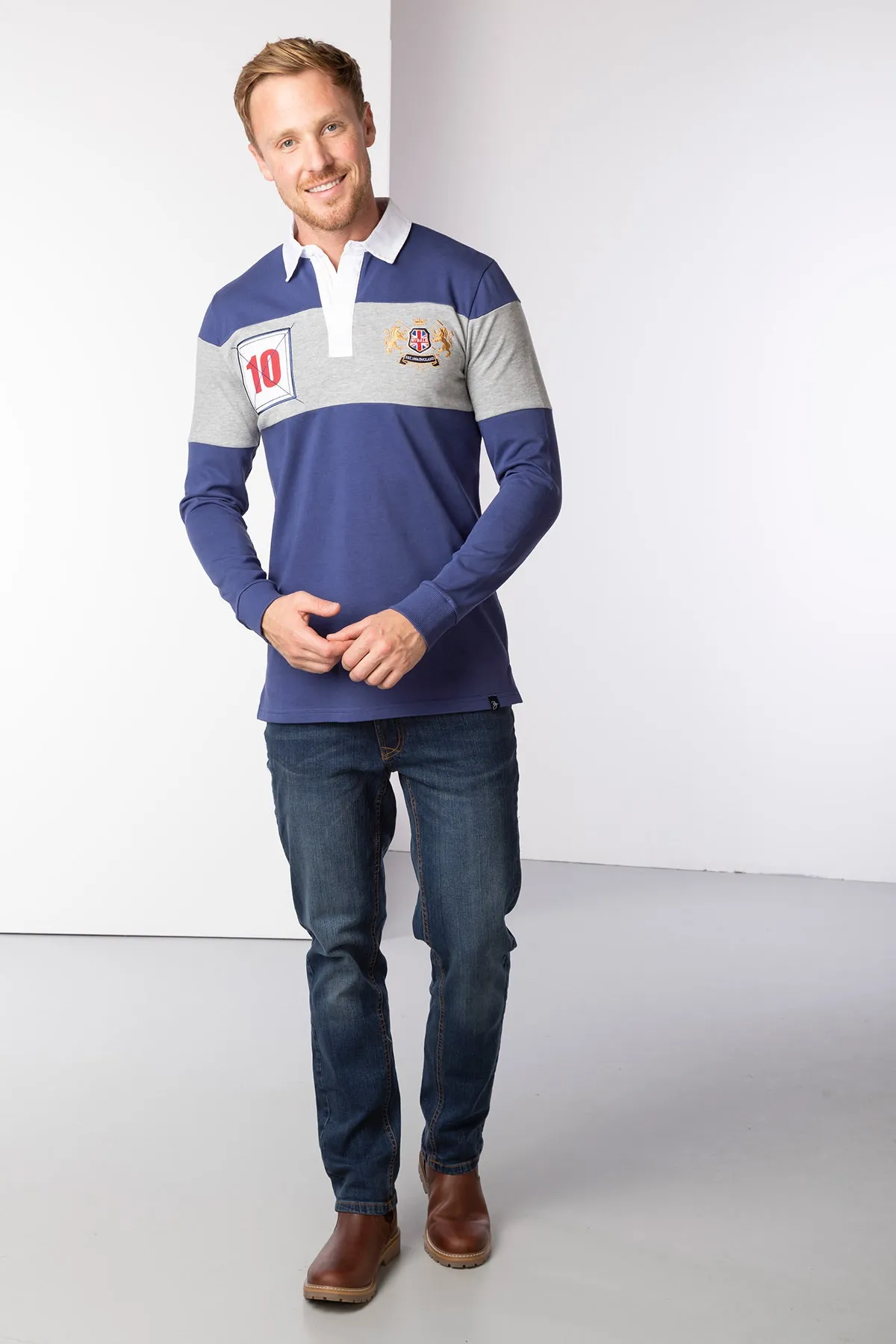 Men's Striped Rugby Shirt - Otley Stripe