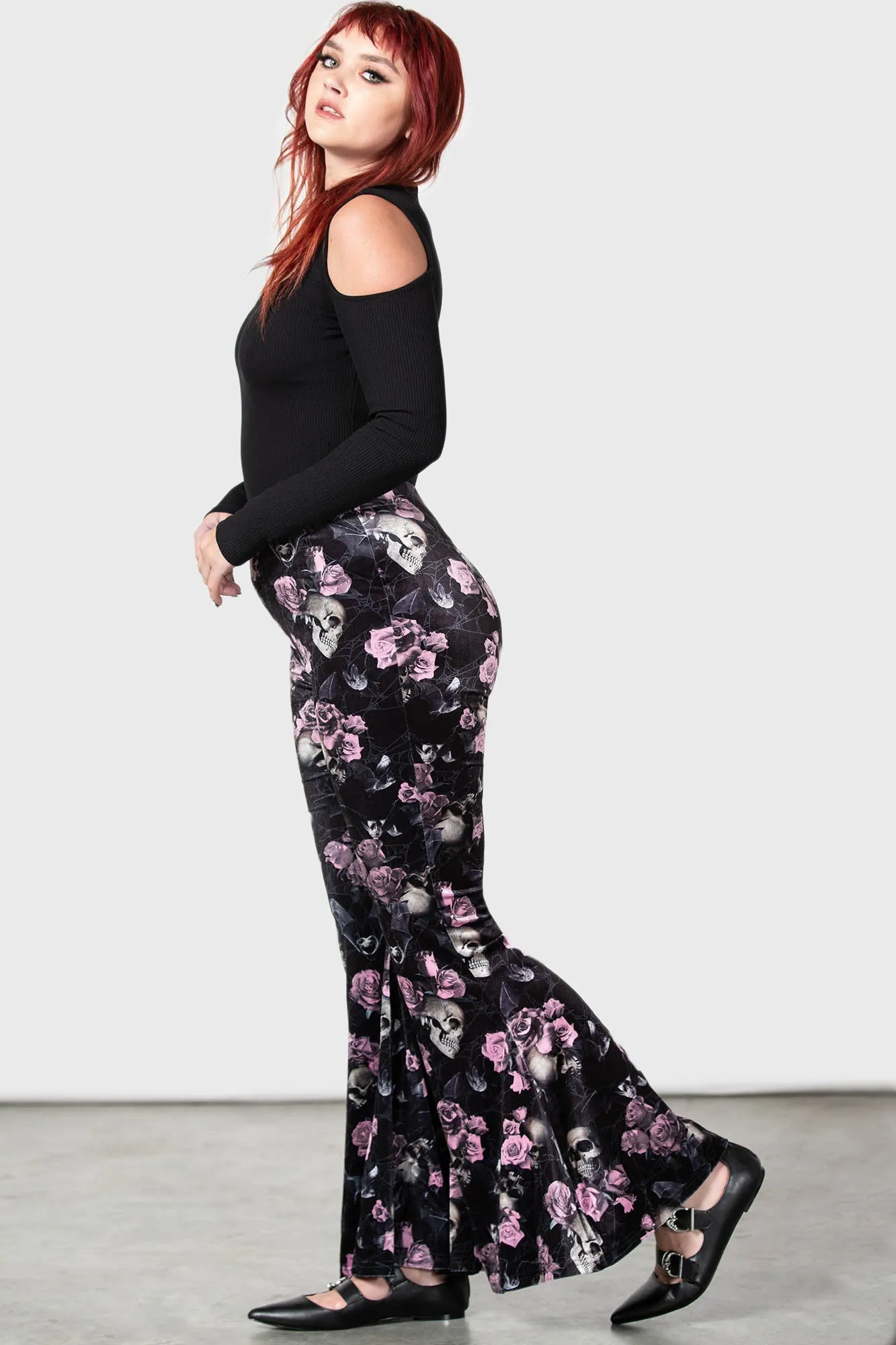 Moondance Bell Bottoms [BLACK/PINK]