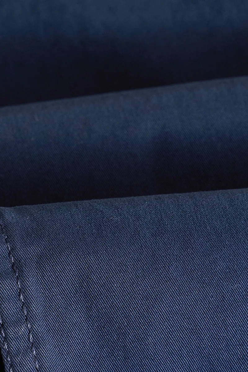 Navy 5 Pocket Chinos