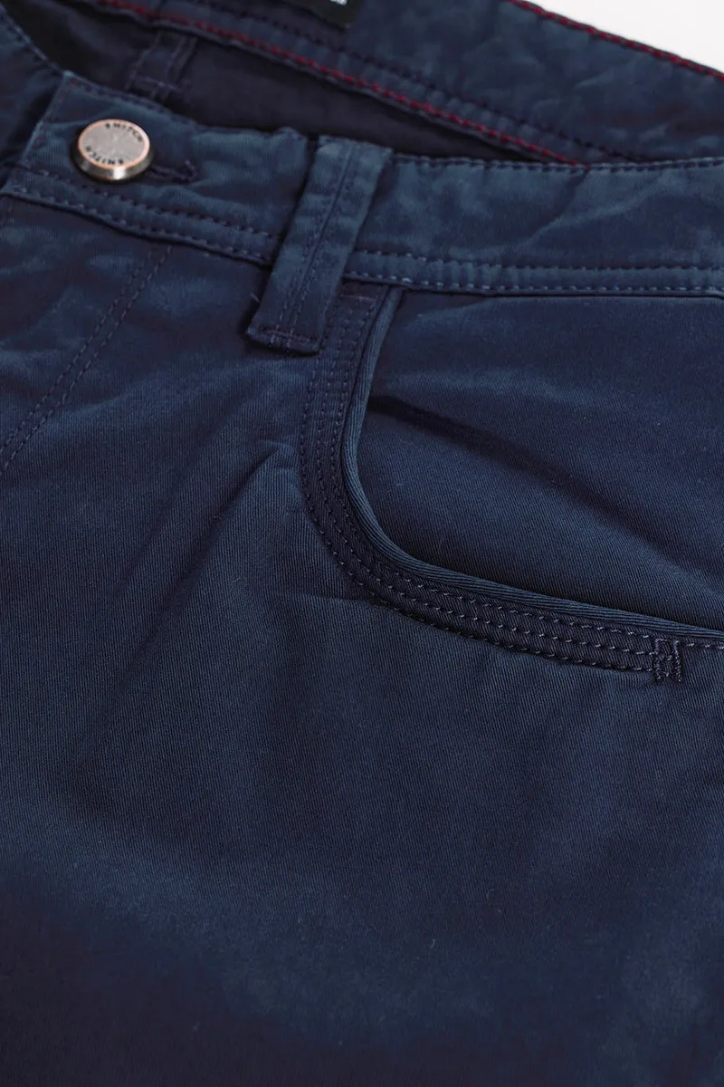 Navy 5 Pocket Chinos