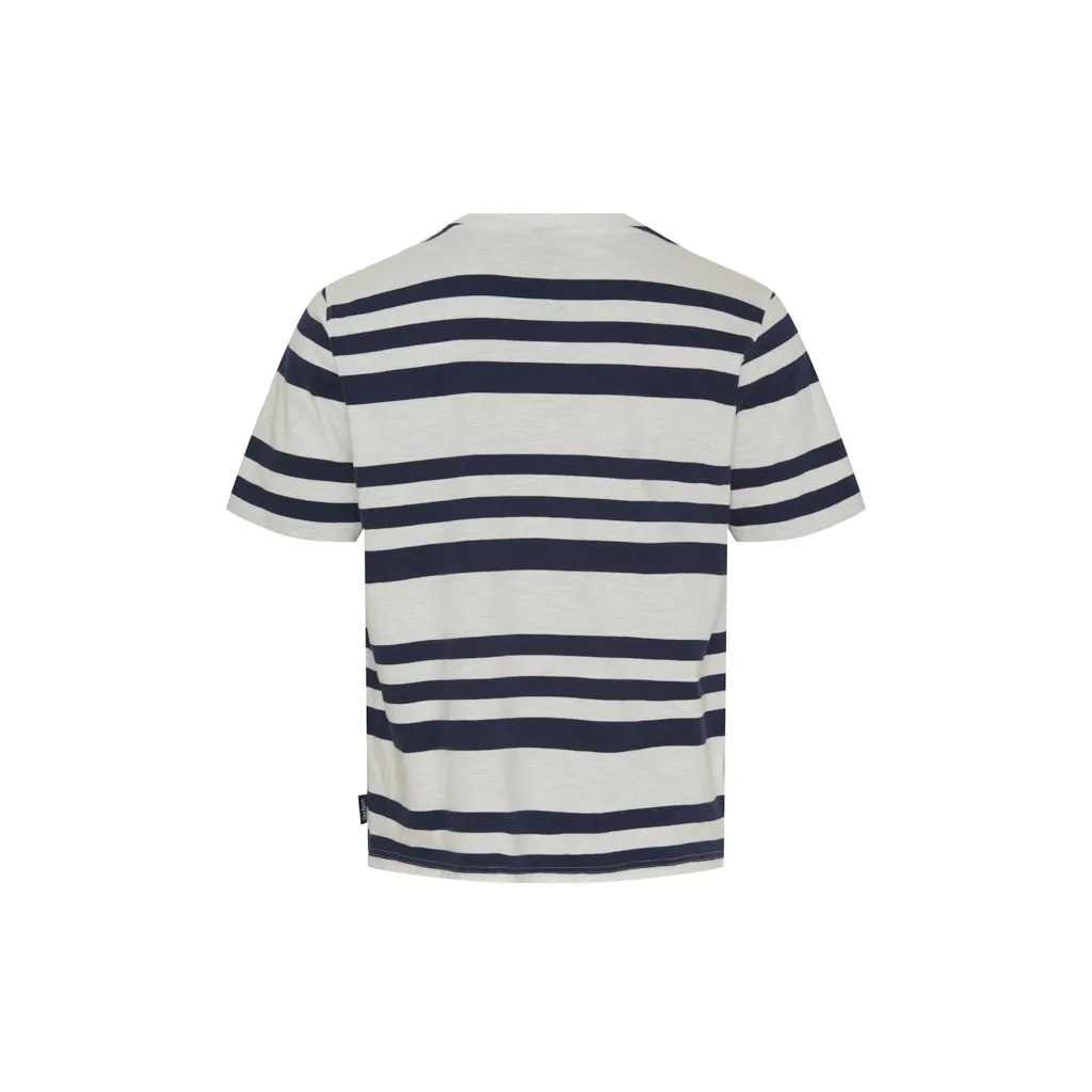 Pascal T-shirt - Pearl/SR Navy