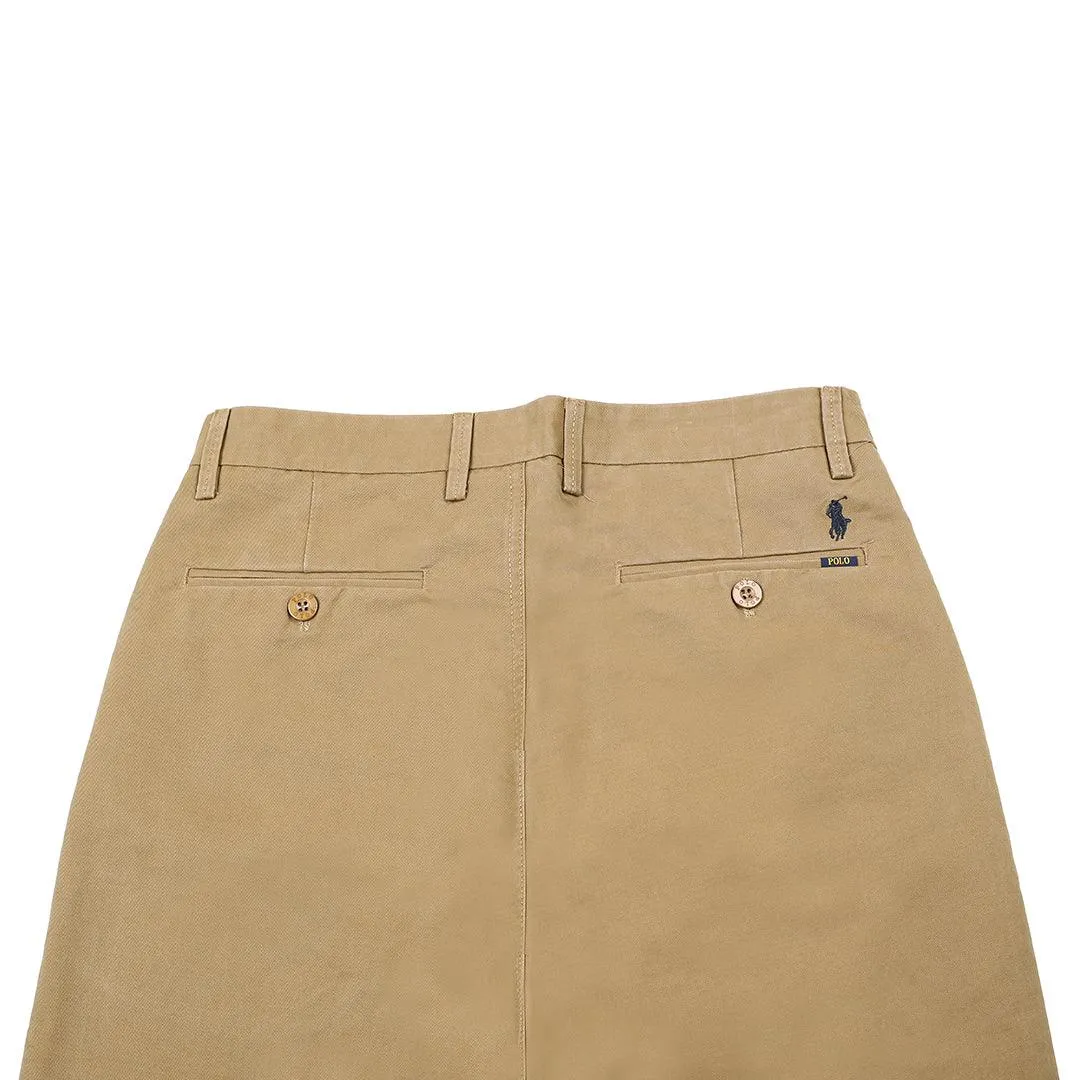 PRL Custom Fit Mesh Chinos-Brown