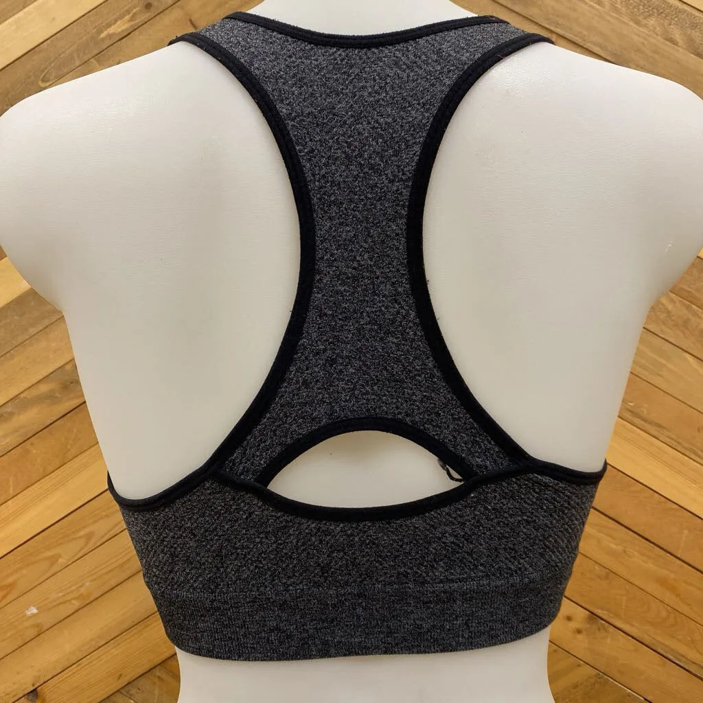 RBX- sports Bra : Dark Grey -women-MD