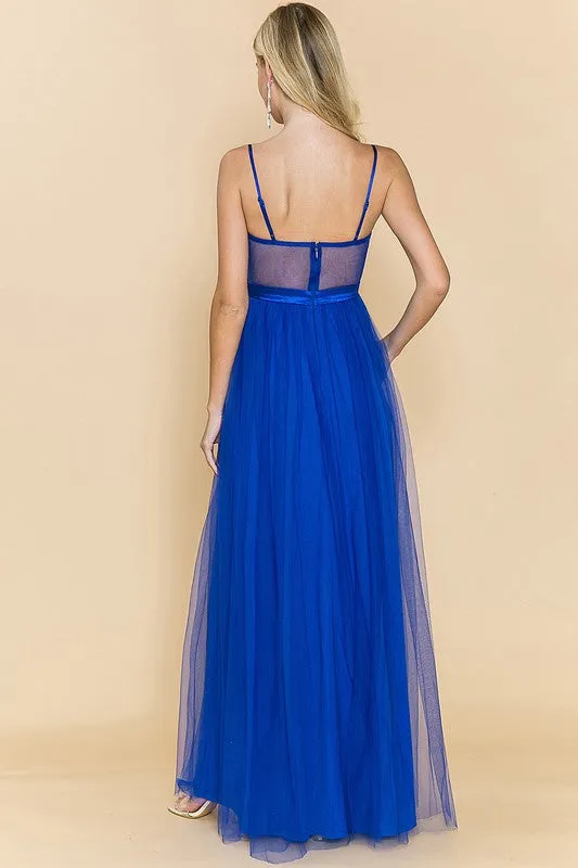 Royal Blue Maxi Dress - Final Sale