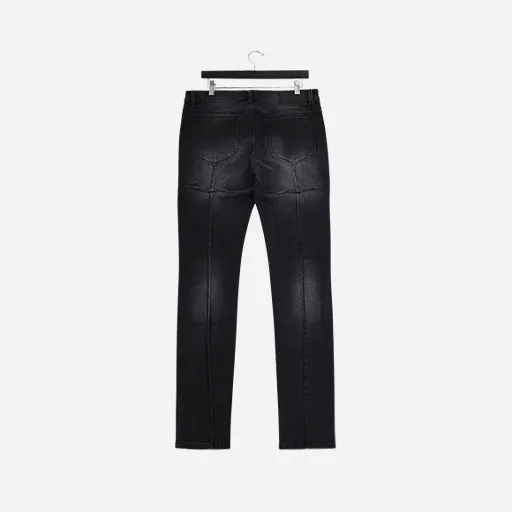 RtA Clayton Faded Black Distressed Denim MF24D837-B1182FDBKD