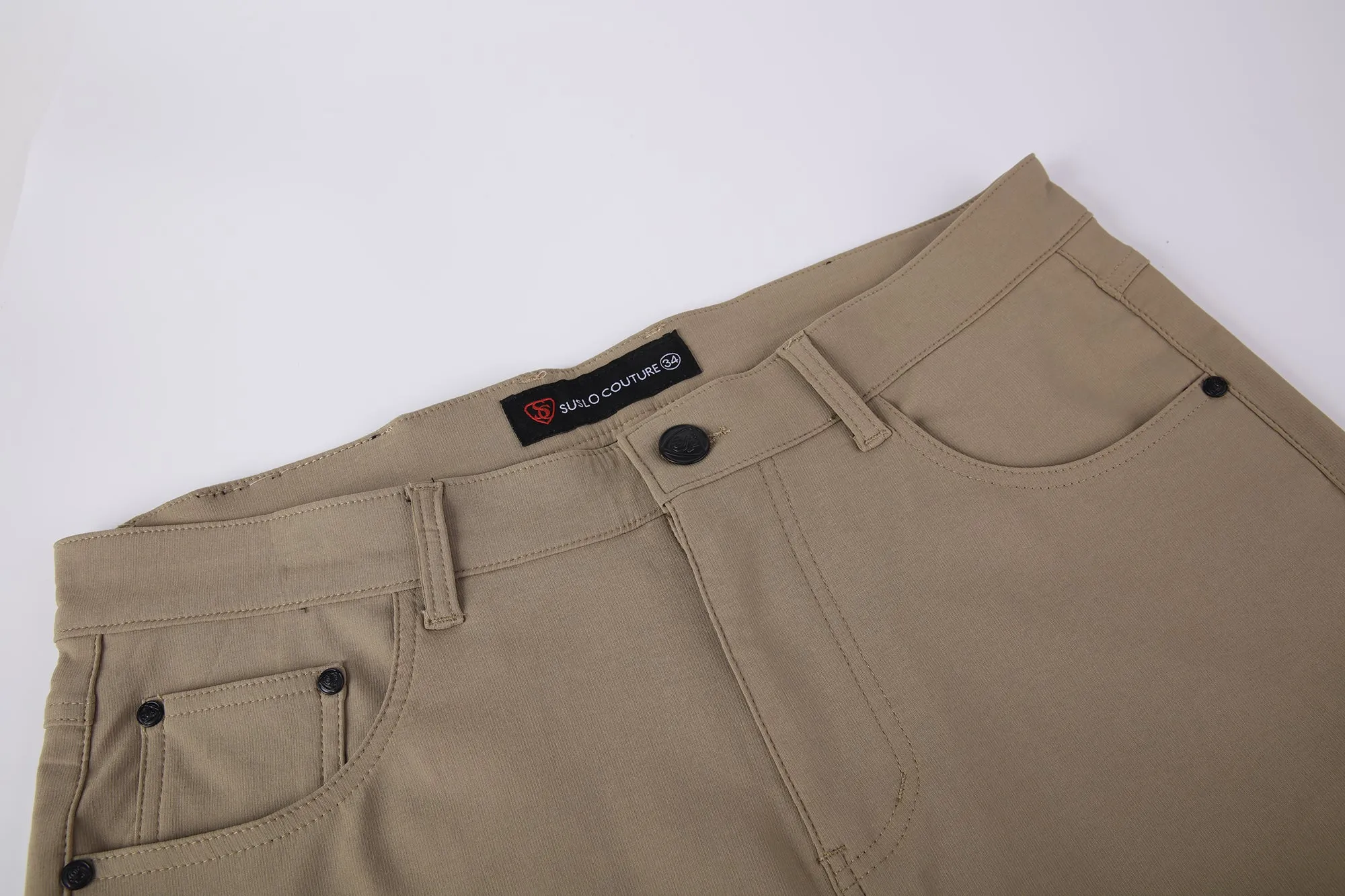 S-Techh Chinos (MP401) Khaki