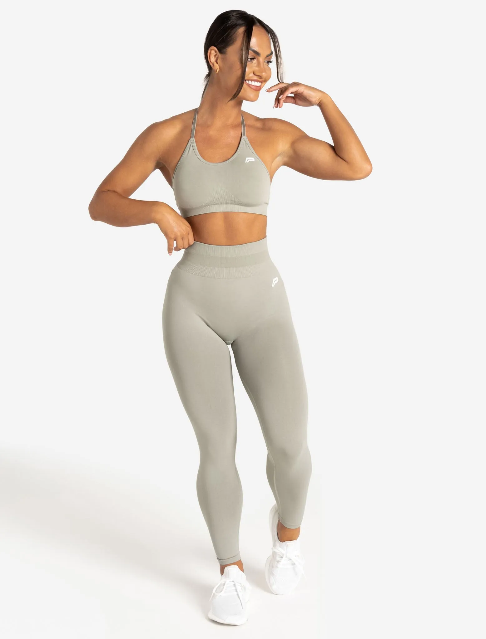 Scrunch Seamless Sports Bra - Sage