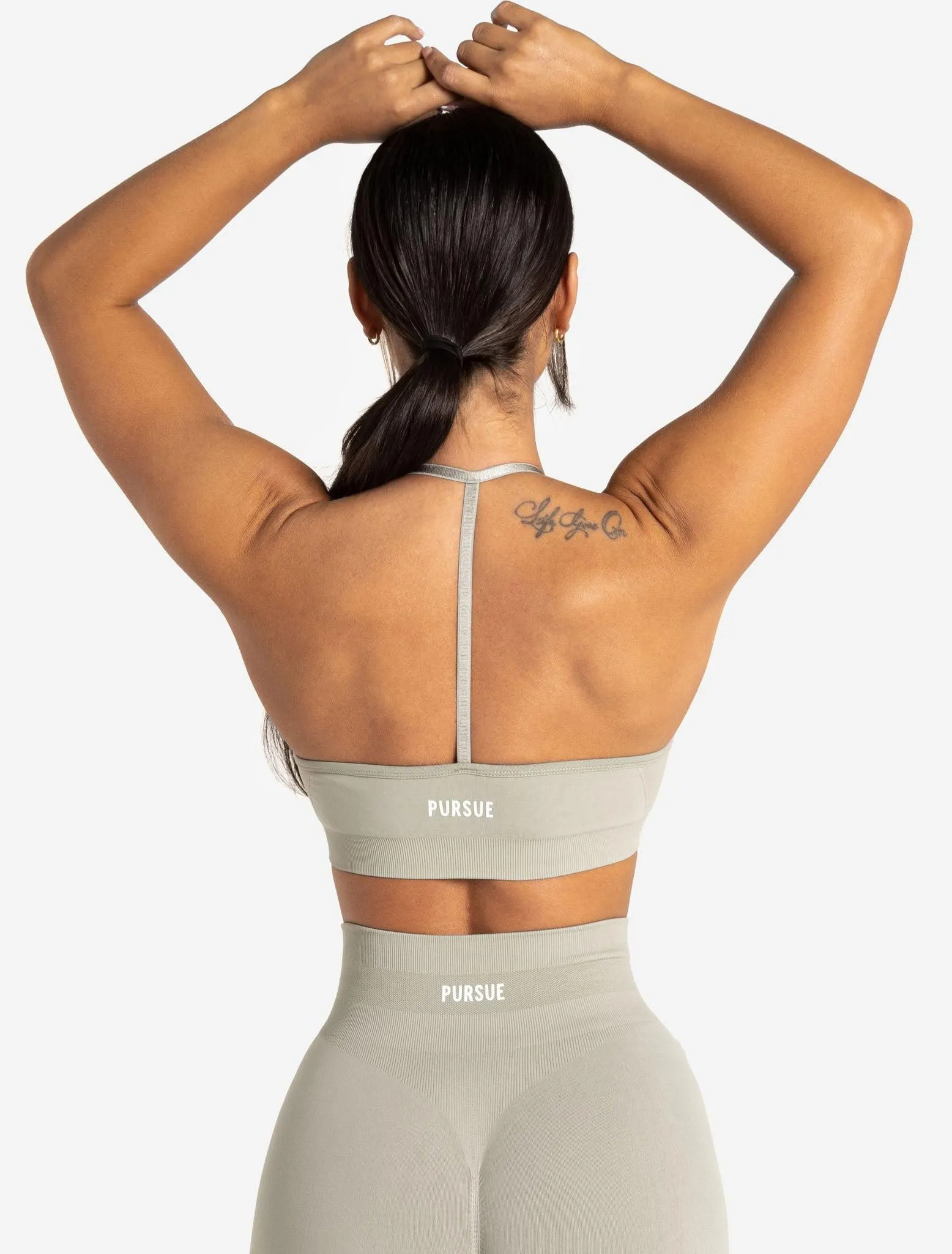 Scrunch Seamless Sports Bra - Sage