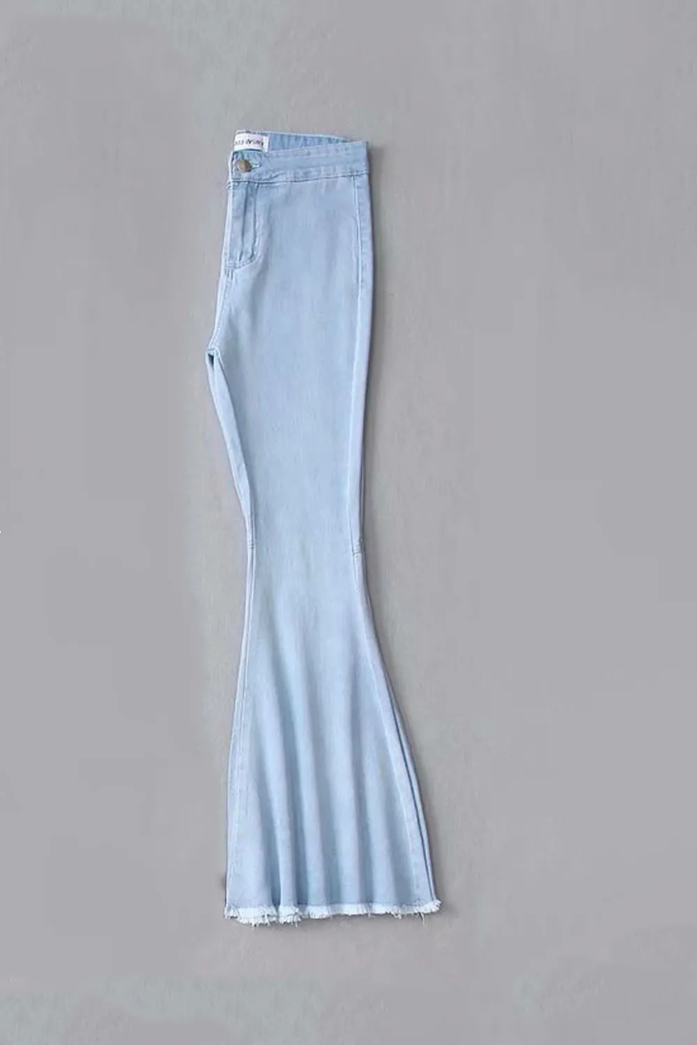 Skinny High Waist Flare Denim Jeans